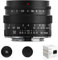 SGimage - Obiettivo F1.4 APS-C MF 50 mm, lunghezza focale fissa con ampia apertura per fotocamere EOS EF-M-Mount; ideale per ritratti, peso leggero di 249 g