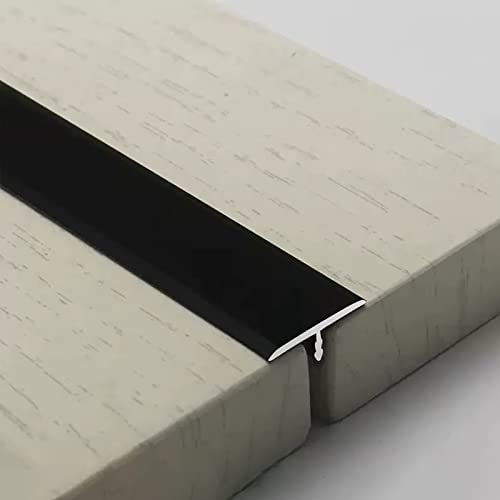 Übergangsleiste, T-Form, Übergangsleiste Für Bodenbeläge, Schwellenleiste Für Innentüren, Laminatböden, Flache Cinch-Naht-Abdeckleisten Für Fliesen Holz, Superschmal (Farbe: