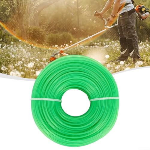 Filo Linee in Nylon per Tagliaerba, Filo per decespugliatore Tondo, decespugliatore 1,6 mm x 100 m, essenziale per tosaerba e strumenti di bordatura, Filo per Decespugliatore Parco Giardino Prato