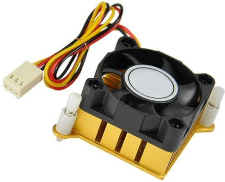 Dissipateur thermique en aluminium DC5 V 12 V 40 mm 40 x 40 x 10 mm pour chipset Northbridge et petit appareil de refroidissement