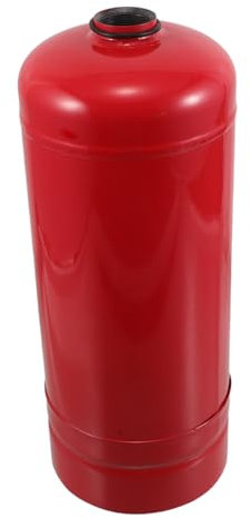 PartyKindom 3kg Estintore Ad Acqua Ricaricabile in Acciaio Vuoto Da Cilindro Estintore Portatile Resistente Al Per Garage e Officina