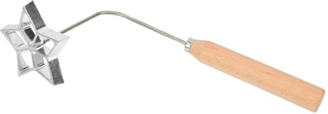 UKCOCO Moule à Friture Cuisine Timbale Maison en Aluminium Résistant Ustensile pour Snacks Frits Accessoires De Cuisson 2 Pièces Poignée Usage Domestique