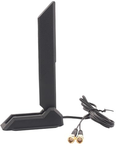 Antena WiFi para ordenador de sobremesa | Antena de PC de triple banda - Base magnética con cable de extensión de 1,2 m para amplificar la señal de Internet Red móvil en escritorio