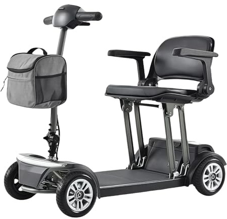 Veicolo Elettrico A Quattro Ruote Per Anziani, Veicolo A Batteria Pieghevole Per Disabili, Veicolo Intelligente A Pedalata Assistita Per Anziani 20A