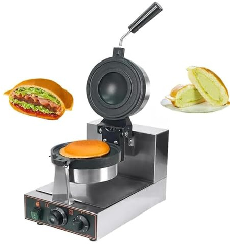 Macchina per Hamburger, Macchina per Hamburger con Gelato, Macchina per Waffle Antiaderente, pressa per Hamburger Commerciale, Macchina per Waffle elettrica per Hamburger, pressa per sandwic