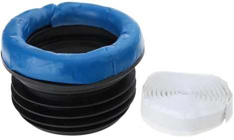 Aggiornamenti WC flange Guarnizioni Facile da installare Forte tenuta WC Flange Sigillatura senza cera per la manutenzione del bagno Guarnizione flange WC