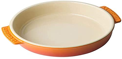 Le Creuset Pirofila per aperitivo in gres vetrificato, Rotonda, 450 ml, diameter 14 cm, Arancio, 72102140900001