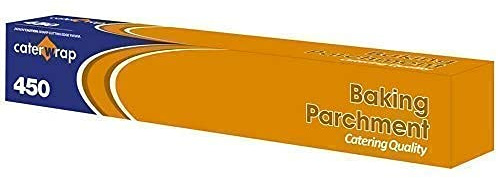 We Can Source It Ltd - Siliconized Baking Paper Parchment 450mm x 50m with Non-Stick Easy Release Surface – Fat Free Baking and Cooking – Ideal for Kitchen, Oven and Food Preparation - 1 Roll