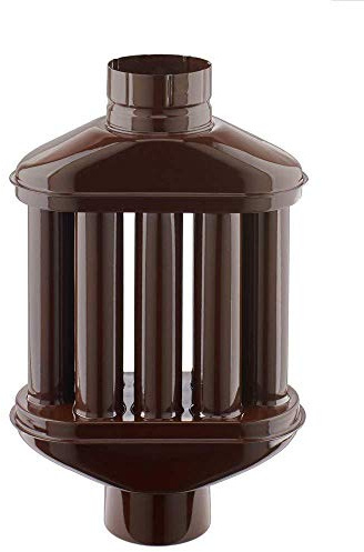 SCAMBIATORE DI CALORE TERMOSIFONE D 130 COLORE MARRONE ALA 8 CANNE STUFA A LEGNA