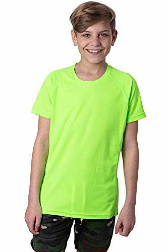 Mivaro Jungen Sport Shirt Trikot Funktionsshirt Laufshirt Fußball Training Tshirt