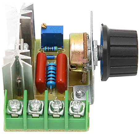 Walfront AC 2000W Högeffekts Spänningsregulatormodul Justerbar Utspänning AC50V- Spänningskontrollkort för Belysning Dimmer Motorhastighetskontroll