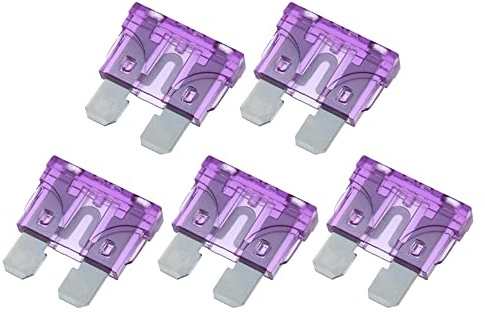 X AUTOHAUX 5pcs Blade Style Fuses 35A Blade Style Fuse for Car Boat Deep Purple