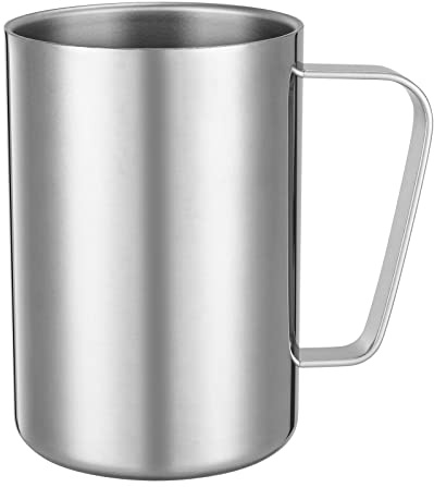Bidponds 500ml/16,9 oz Edelstahl Doppelwand Tasse, Camping Tasse, geeignet für Kaffee, Milch, Saft, Tee und andere kalte oder heiße Getränke