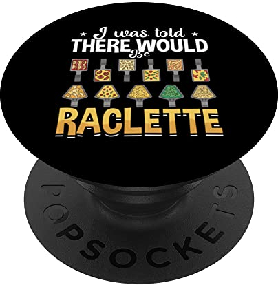 Raclette Cheese Grill Machine Dinner Fondue Recipes PopSockets Swappable PopGrip