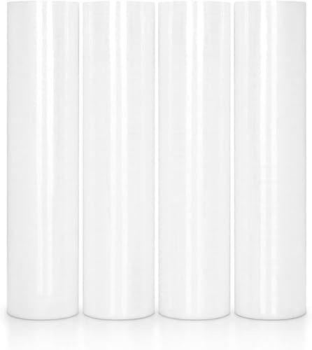 RAGO® Stretchfolie Transparent 4 Stück I Möbelfolie STARK 300m Länge I folie für möbel Hand Stretchfolie rollen I Palettenfolie Handfolie Wickelfolie I Verpackungsmaterial (40 x 9,5 x 9,5 cm) 1,85 kg