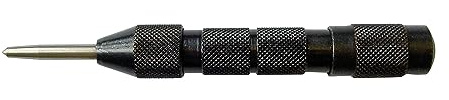 SELVA Automatischer Ankörner, mit Federmechanismus und Einstellbarer Schlagstärke, Durchmesser: 18 mm, Länge: 125 mm
