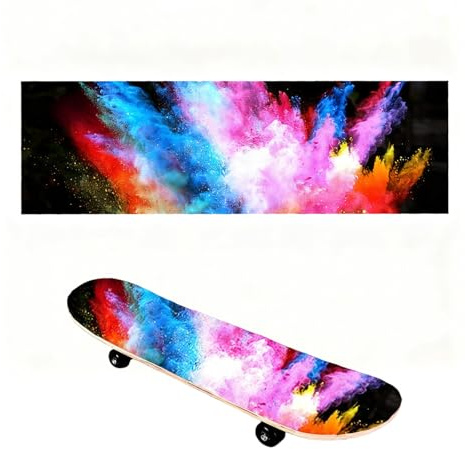 Floatdream Griptape per Skateboard, Carta Vetrata per Skateboard, Superficie Antiscivolo Premium, Alta Resistenza Allo Scivolamento per Skateboard Longboard, Accessori per Skateboard