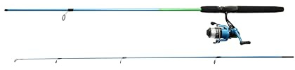 Shakespeare Fishing Rod and Reel Combo, Get Fishing 7ft Spin Combo, Perfect Entry Set Up for Anglers, Sea, Lake, River Fish, Ready To Fish Start Up, Family Fishing Set Up Get Fishing Range