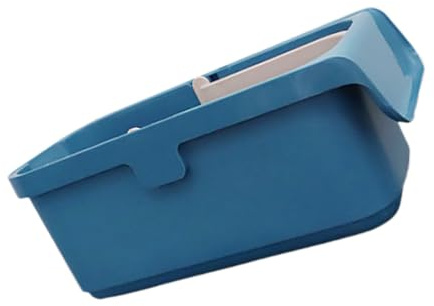 minkissy Cubo Rectangular De Plástico Balde para Trapeador Eléctrico Gran Capacidad Asa Portátil