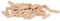 Holzdübel 1kg - 8 x 40mm (~600 Stk) | Riffelholzdübel | Dübel aus massiver Buche im robusten Karton | Ideal geeignet für Dübelfräse und Meisterdübler