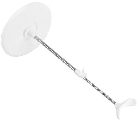 KICHOUSE 1Pc Adjustable Doll Display Stand Rack Metal Holder with Plastic Base for Playroom Organization for Showcasing Dolls Upright