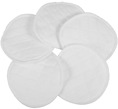 VALICLUD 10stücke Waschbare Stilleinlagen Für Frauen Wiederverwendbare Nippelpads Für Stillende Weiche Und Absorbierende Baumwolle Leckschutz Für Schwangere Und Stillende