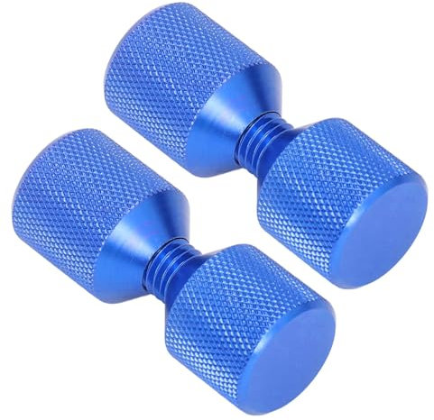 BAOFUYA Flange Alignment Pin, Flange Aligner, Double Hole Pins, 6061 Aluminum, M12 Thread, 0.5 to 14in, 150LB, Machinery Fit, Easy Installation (Blue)