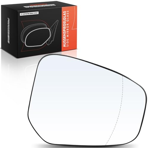 Frankberg Cristal de espejo espejo exterior cristal de espejo exterior | bien, asf?risch, a mano, Claro; ET7617K740AA; Compatible con: Vehículo multipropósito Transit Courier B460