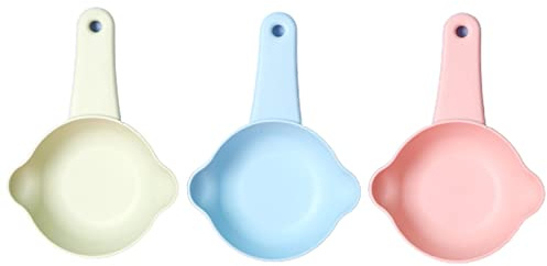 omiinitio Nourriture pour animaux de compagnie - Pour chien - Pour nourriture pour chat - Scooper - Colorée - Pelle à céréales - Cuillère à grains de café - En polypropylène - Facile à ranger