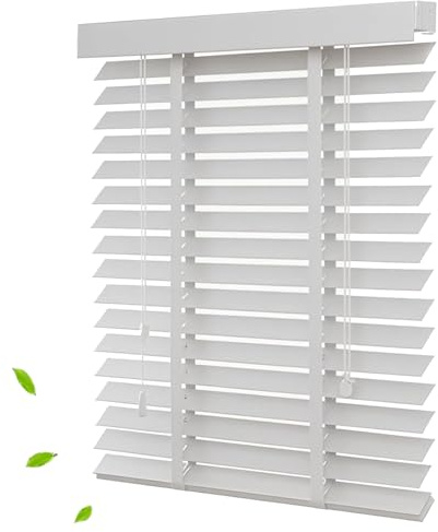 YZJTSXQHY Persiana de Madera Maciza, Estores Veneciana privacidad con Muchos tamaños 30 50 65 74 86 95 100 112 126 138 145 156 180 200 215 cm Cortinas Venecianas 50 mm Fáciles de Instalar