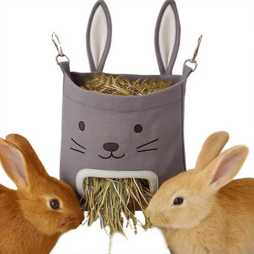 Kustimantu Distribuidor de Heno para Conejos | Dispensador Colgante para hámsters | de Almacenamiento para Accesorios de Jaula Chinchillas Hamsters Mascotas