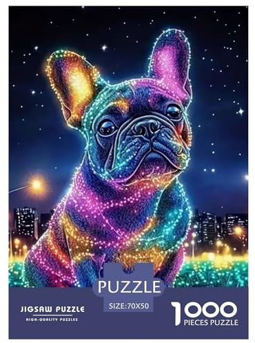 Hund 1000 Stück Puzzles Unterhaltung Rätsel Familienspiel Für Erwachsene Und Kinder Ab 12 Jahren Für Freunde Geschenke Hund