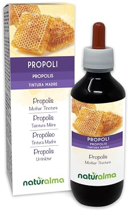 Propolis (Propolis) résine Teinture Mère sans alcool Naturalma - Extrait liquide gouttes 200 ml - Complément alimentaire