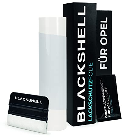 Blackshell® Ladekantenschutz Folie passend für Opel Zafira | Typ B (A05) | 2005-2014 Transparent - passgenauer Stoßstangenschutz inkl. Set für Folierung