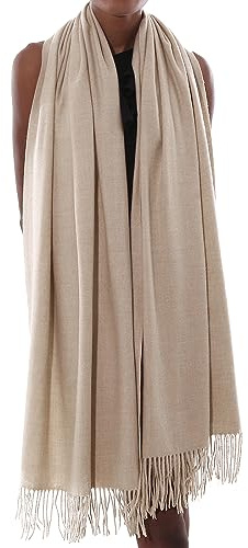 PIOYMEYA Schal Stola Festlich Fur Abendkleid Pashmina Schals Tücher für Damen Winter