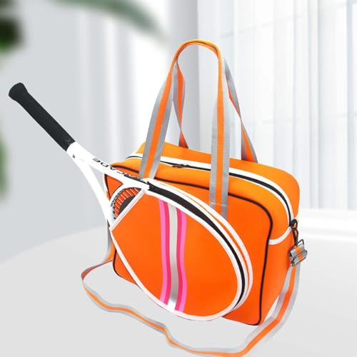 LEJDI Tennistaschen Für Damen, wasserdichte Tennis-tragetaschen Für Damen, Große Tennisschlägertasche Mit Abnehmbarem Schultergurt