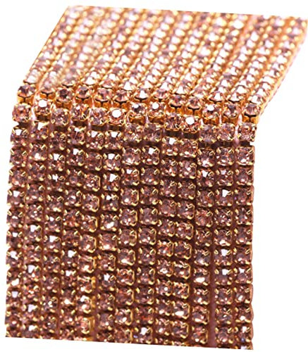 STOBOK schmuck herstellen weihnachtsgeschenke Glitzernde Steine weihnachts oblaten kostü Strassschnur beauty zubehör handy zubehör die Kette Perlenkette Kranz Strass-Dekoration
