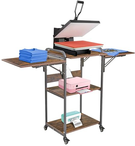 Heat Press Table, Heat Press Stand, Printer Stand, Machine, Work Station