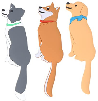 Zerodeko 3stücke Schlüsselhaken Selbstklebend Wandhaken Hund Design Klebehaken Tierhaken Stockhaken Mit Abnehmbarem Für Küche Bad Zimmer Ohne Bohren