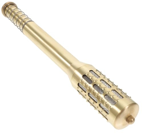 Kupfer Moxibustionsstab Gold, Fein Verarbeitet, Tragbar für Moxibustion | Ergonomische Form, Feines Aschegitter, Stabiler Halt für Moxa Stäbchen