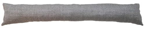 Regina Müller Zugluftstopper Windstopper Türdichtung Fensterdichtung 90-130 cm (130 x 15 cm, Grau, Polyurethan)