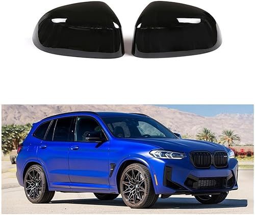 SSCOR Auto Spiegelkappen Für BMW X3 G01 2019-2022,Linke Rechte Seite Rückspiegel Austausch Abdeckung Deckel,Autotür Spiegelgehäuse,AußEnspiegel Rahmen