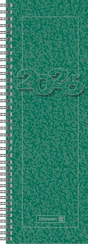 BRUNNEN Vormerkbuch Mod. 782 '26 | 108×297 mm, Karton, grün