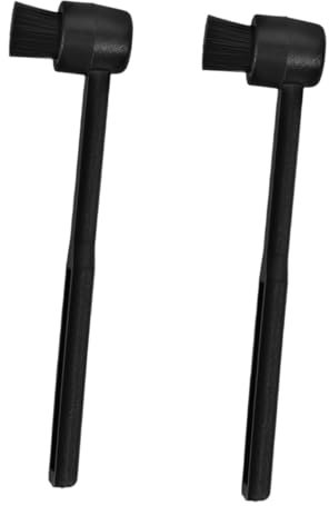 SHINEOFI 2 pezzi Spazzola per Pulizia Dischi Accessorio Antistatico per Puntina e Manutenzione e per Vintage