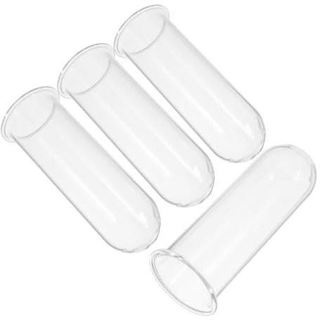 JOINPAYA 4 Stück Teiliges Hydroponik Glas vasen Transparente Reagenzglas blumenvase für Wasserpflanzen Dekorative Tisch deko für Pflanzenwurzeln und Hydrokultur Vielseitig Einsetzbar im