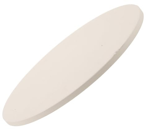 LIFKOME Pietra Refrattaria Tonda per Forno in Cordierite Teglia Pizza Antiscivolo per Cottura Uniforme di Pane e Dolci Piastra da Cucina Facile da Pulire