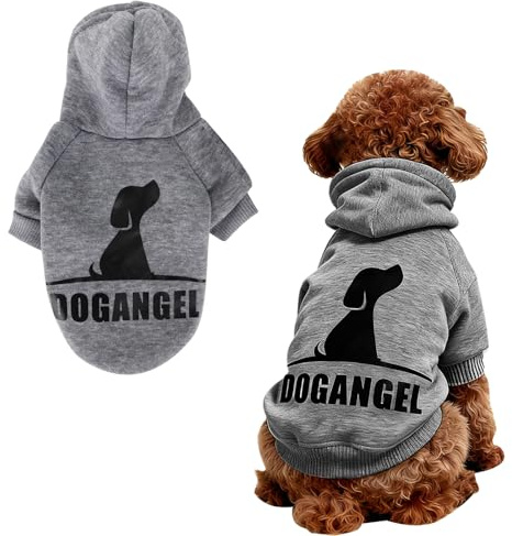 Dog Hoodie Sweater & Jumpsuit: Hooded Sweatshirt Cold Weather Clothing, Winter Hooded Coat for Small/Medium/Large Dogs, Puppy & Cats