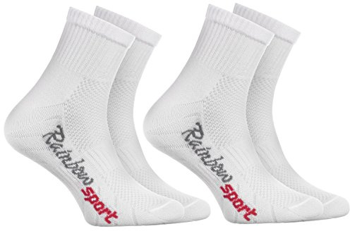 Rainbow Socks - pojkar flickor sneaker färgglada bomull sportstrumpor