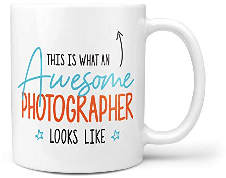 This is What an Awesome Photographer Looks Like Gift Present Christmas Birthday 10oz Ceramic Mug