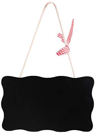 Horaire Ventouse Plaque En Ardoise Panneau de Bienvenue en Bois de Carte de Porte de Tableau Noir Double Face pour La Décoration Intérieure Ventouse Ardoise Porte Petite